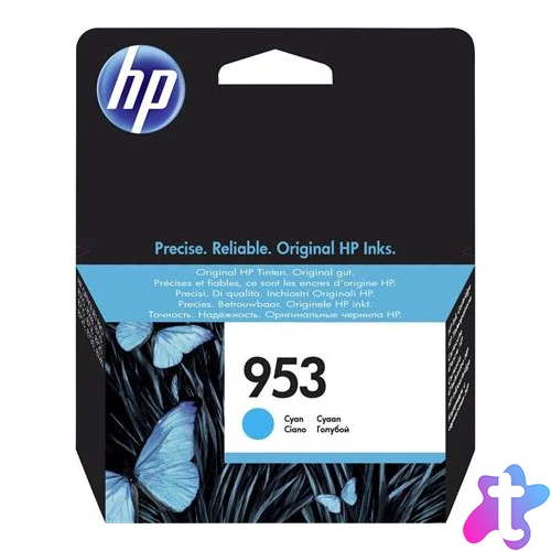 F6U12AE Tintapatron OfficeJet Pro 8210, 8700-as sorozathoz, HP 953, cián, 700 oldal