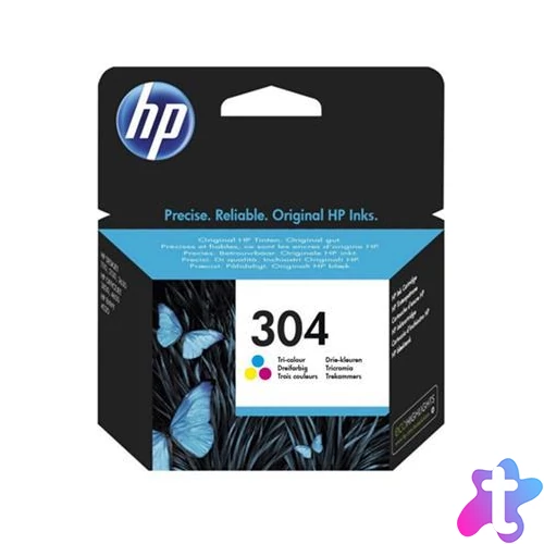 N9K05AE Tintapatron DeskJet 3720, 3730 nyomtatóhoz, HP 304, színes