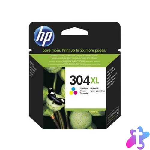 N9K07AE Tintapatron DeskJet 3720, 3730 nyomtatóhoz, HP 304XL, színes