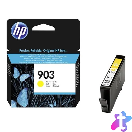 T6L95AE Tintapatron OfficeJet Pro 6950, 6960, 6970 nyomtatókhoz, HP 903, sárga