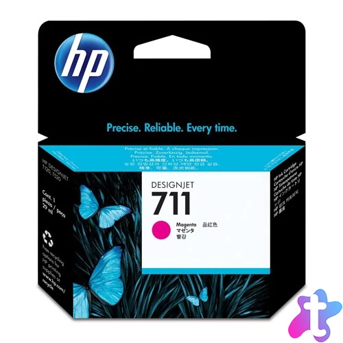 CZ131A Tintapatron DesignJet T120,T520 nyomtatókhoz, HP 711, magenta, 29 ml