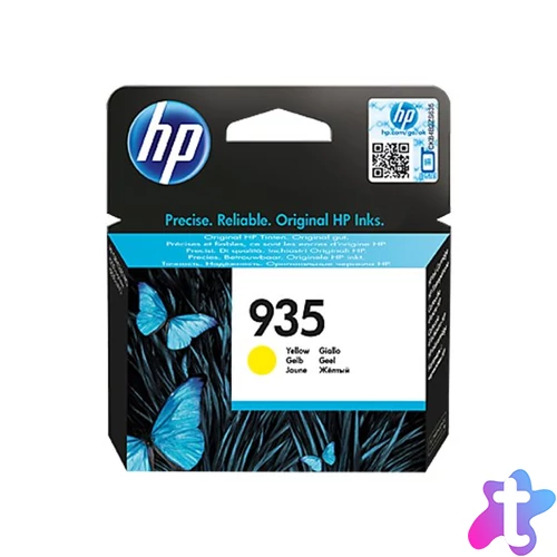 C2P22AE Tintapatron OfficeJet Pro 6830 nyomtatóhoz, HP 935, sárga, 400 oldal