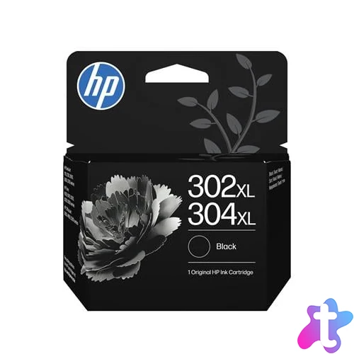 B7RT9AE Tintapatron DeskJet 2620 nyomtatókhoz, HP 302XL/304XL, fekete, 430 oldal
