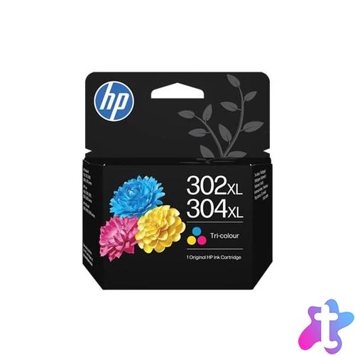 B7RT8AE Tintapatron DeskJet 2620 nyomtatókhoz, HP 302XL/304XL, színes, 300 oldal