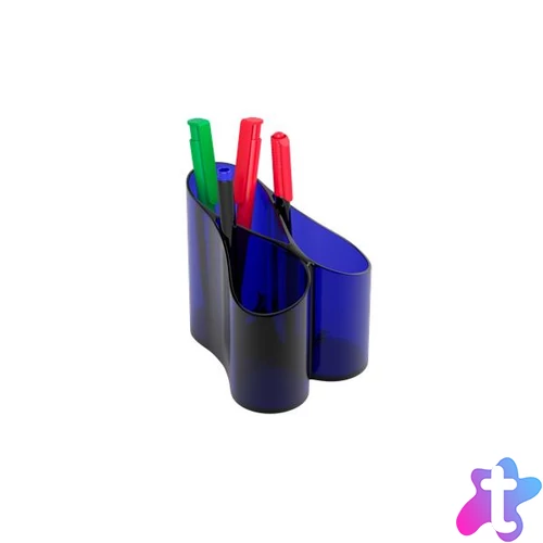 Írószertartó, ICO "Lux", áttetsző kék