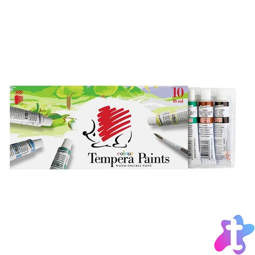 Tempera készlet, 10 darabos, ICO "Süni"