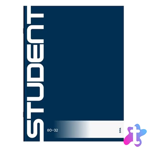 Füzet, tűzött, A4, sima, 32 lap, ICO "Student", "80-32"