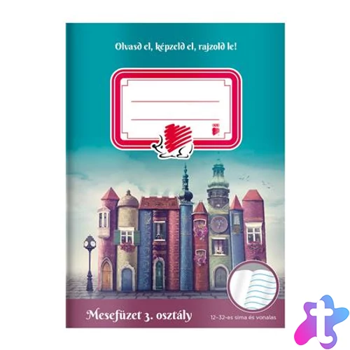 Olvasónapló, tűzött, A5, 32 lap, 3. osztály, ICO "Süni Mesefüzet"