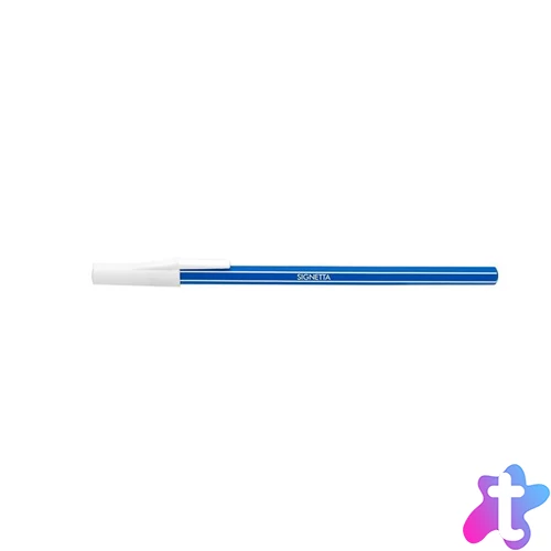 Golyóstoll, 0,7 mm, kupakos, ICO "Signetta", kék