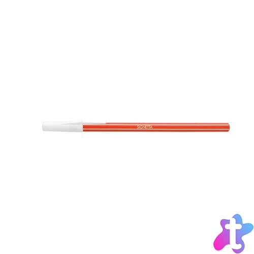 Golyóstoll, 0,7 mm, kupakos, ICO "Signetta", piros