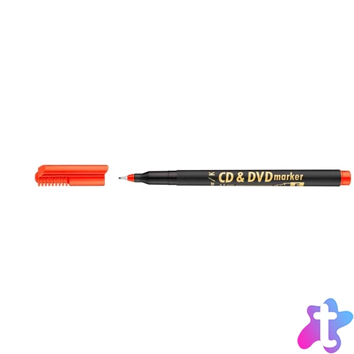 Alkoholos marker, CD/DVD, 0,5 mm, ICO, piros