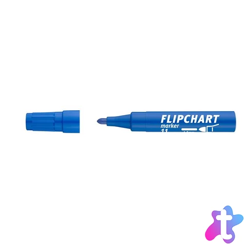 Flipchart marker, 1-3 mm, kúpos, ICO "Artip 11", kék