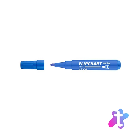 Flipchart marker, 1-3 mm, kúpos, ICO "Artip 11 XXL", kék