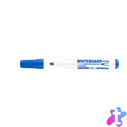Tábla- és flipchart marker, 1-3 mm, kúpos, ICO "Plan 11 XXL", kék