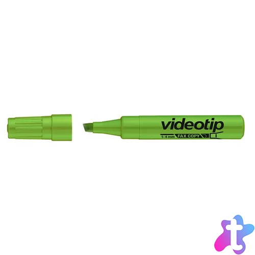 Szövegkiemelő, 1-4 mm, ICO "Videotip", zöld