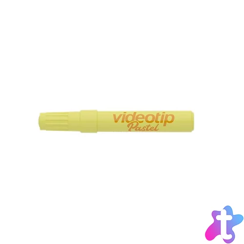 Szövegkiemelő, 1-4 mm, ICO "Videotip", pasztell sárga