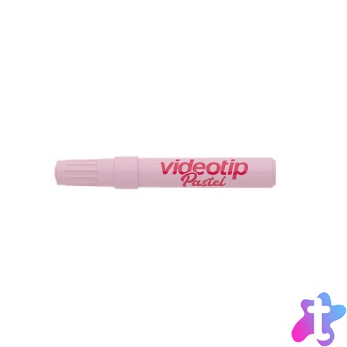 Szövegkiemelő, 1-4 mm, ICO "Videotip", pasztell rózsaszín