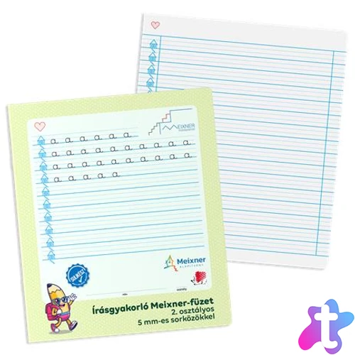 Füzet, tűzött, 295x245 mm, álló, 32 lap, 2. osztály, ICO "Süni Meixner"