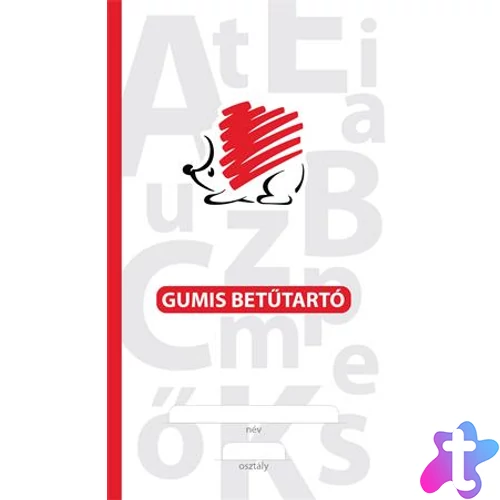 Betűtartó, gumis, ICO "Süni"