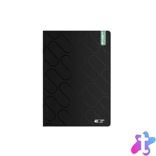 Füzet, tűzött, A4, sima, 40 lap, ICO "Student Premium", vegyes színek