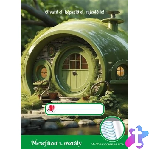 Olvasónapló, tűzött, A5, 32 lap, 1. osztály, ICO "Süni Mesefüzet", hobbit