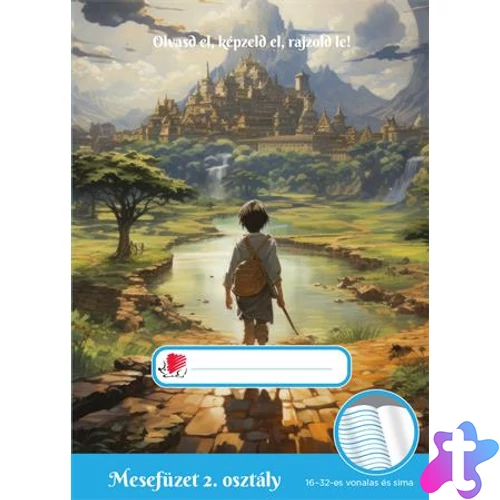 Olvasónapló, tűzött, A5, 32 lap, 2. osztály, ICO "Süni Mesefüzet", vándor