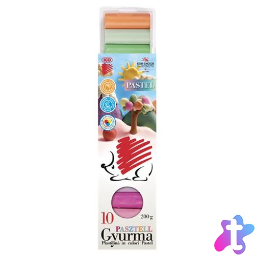 Gyurma, 200 g, ICO "Süni", pasztell szín