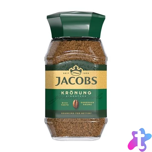Instant kávé, 200 g, üveges, JACOBS "Krönung"