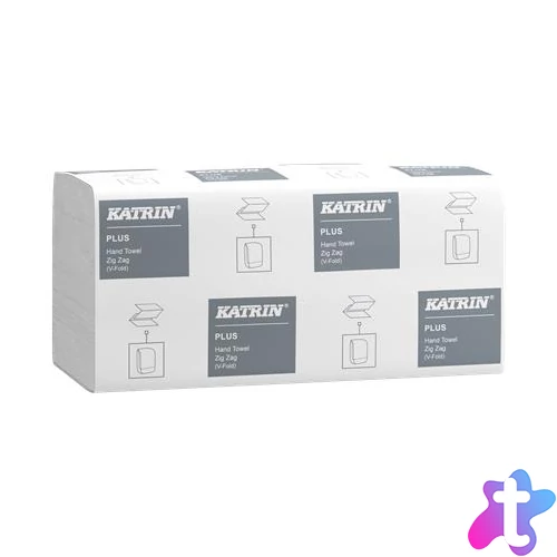 Kéztörlő, Z hajtogatott, 1 rétegű, 200 lap, KATRIN, hófehér