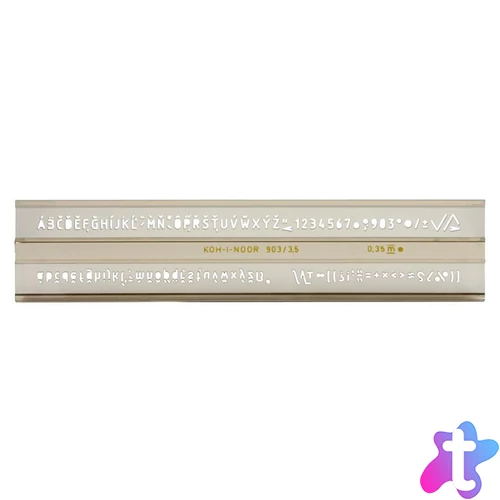 Betűsablon, 3,5 mm, KOH-I-NOOR
