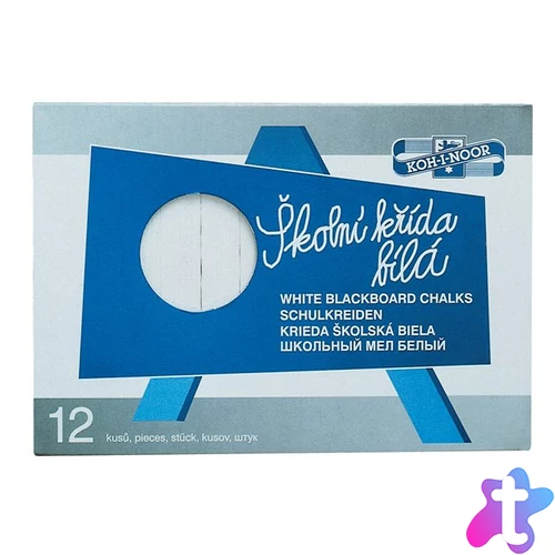 Táblakréta, szögletes, KOH-I-NOOR, fehér