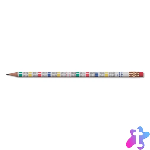 Grafitceruza radírral, HB, kerek, szorzótáblával, KOH-I-NOOR "1231"