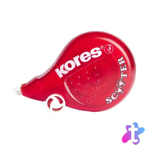 Hibajavító roller, 4,2 mm x 8 m, KORES "Scooter", piros