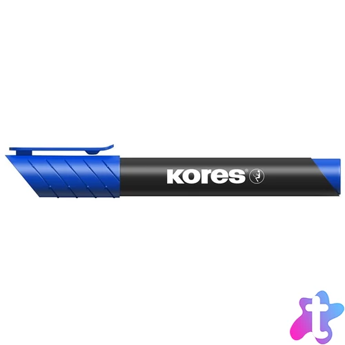 Alkoholos marker, 3-5 mm, kúpos, KORES "K-Marker XP1", kék