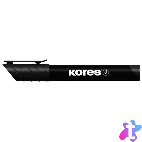 Alkoholos marker, 3-5 mm, kúpos, KORES "K-Marker XP1", fekete