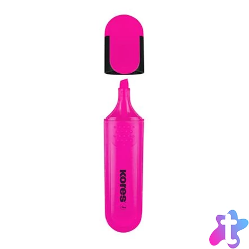 Szövegkiemelő, 0,5-5 mm, KORES, rózsaszín