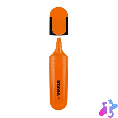 Szövegkiemelő, 0,5-5 mm, KORES, narancssárga