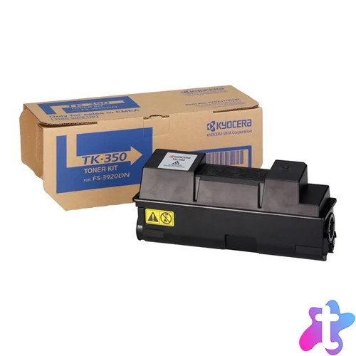 TK350 Lézertoner FS 3920DN nyomtatóhoz, KYOCERA, fekete, 15k