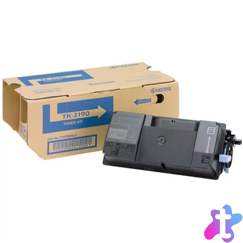 TK3190 Lézertoner P3055dn, P3060dn nyomtatókhoz, KYOCERA, fekete, 25k