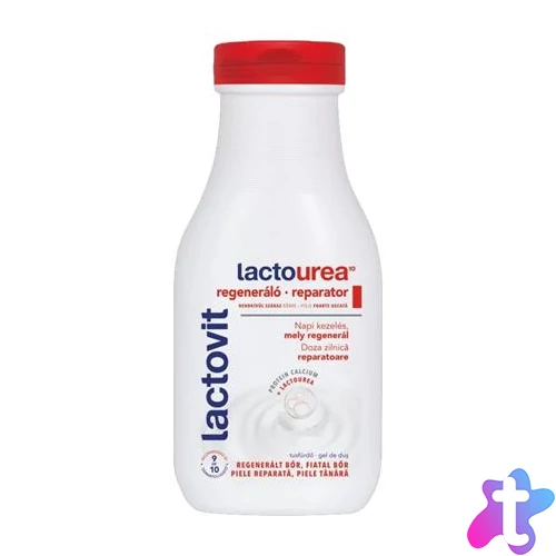 Tusfürdő, 600 ml, LACTOVIT "Lactourea", bőrfeszesítő