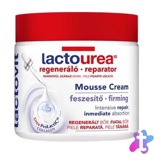 Testápoló mousse krém, 400 ml, LACTOVIT "Lactourea", bőrfeszesítő