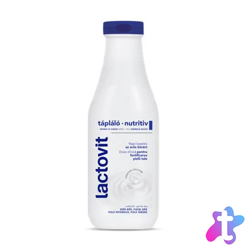 Tusfürdő, 600 ml, LACTOVIT "Original", normál és száraz bőrre