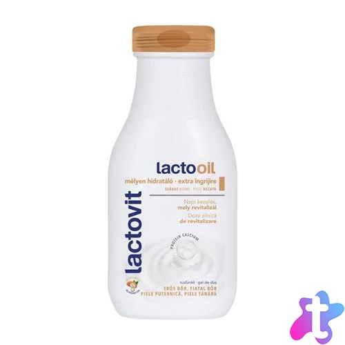 Tusfürdő, 300 ml, LACTOVIT "Lactooil", száraz bőrre
