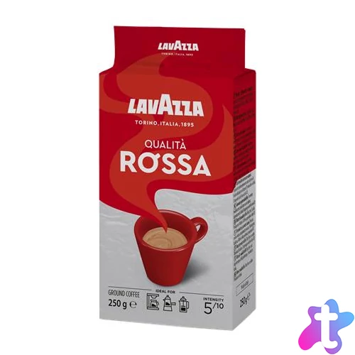 Kávé, pörkölt, őrölt, 250 g, LAVAZZA "Qualita Rossa"