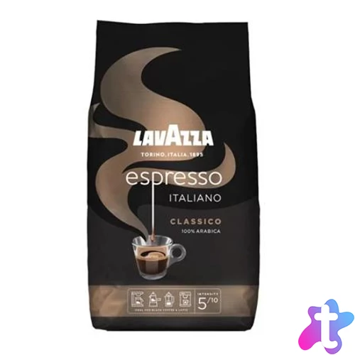 Kávé, pörkölt, szemes, 1000 g, LAVAZZA "Espresso Italiano Classico"