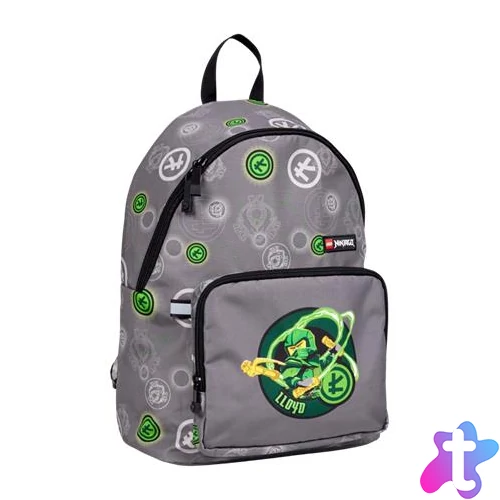 Hátizsák, LEGO "Ninjago Elemental Master of Energy", szürke-mintás