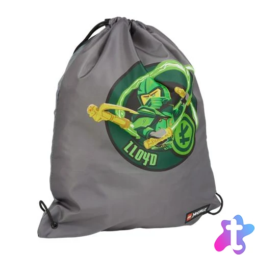 Tornazsák, LEGO "Ninjago Elemental Master of Energy", szürke-mintás