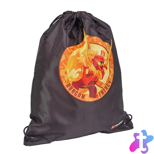 Tornazsák, LEGO "Ninjago Dragon Energy", fekete-mintás