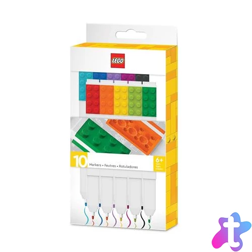 Filctoll készlet, LEGO, 10 különböző szín