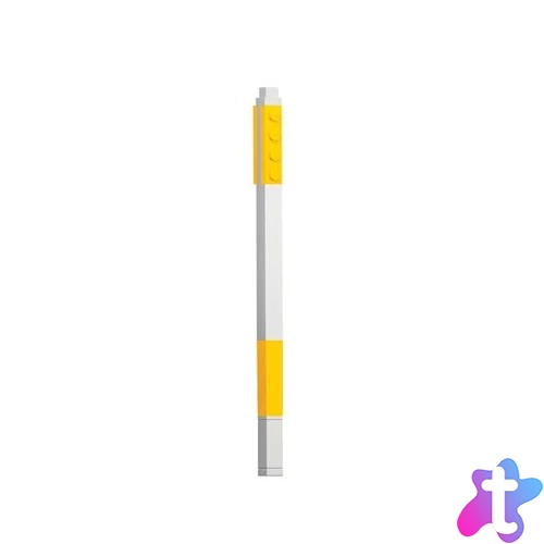 Zseléstoll, 0,7 mm, LEGO, sárga